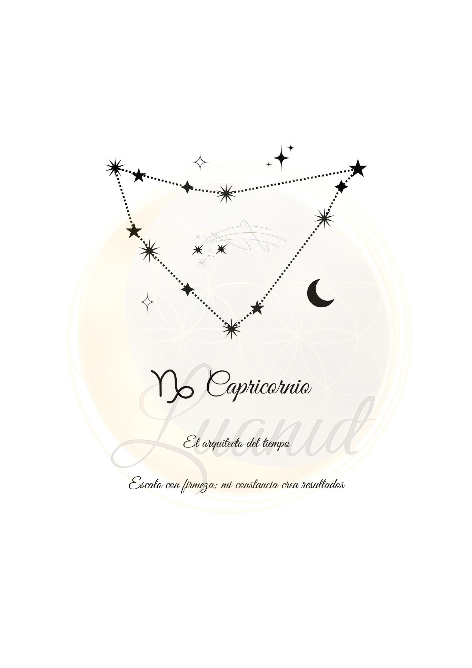 Capricornio Lámina digital zodiacal - Imagen 7
