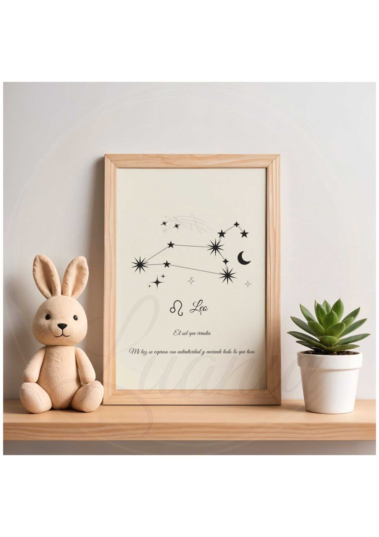 Leo Lámina digital zodiacal - Imagen 2