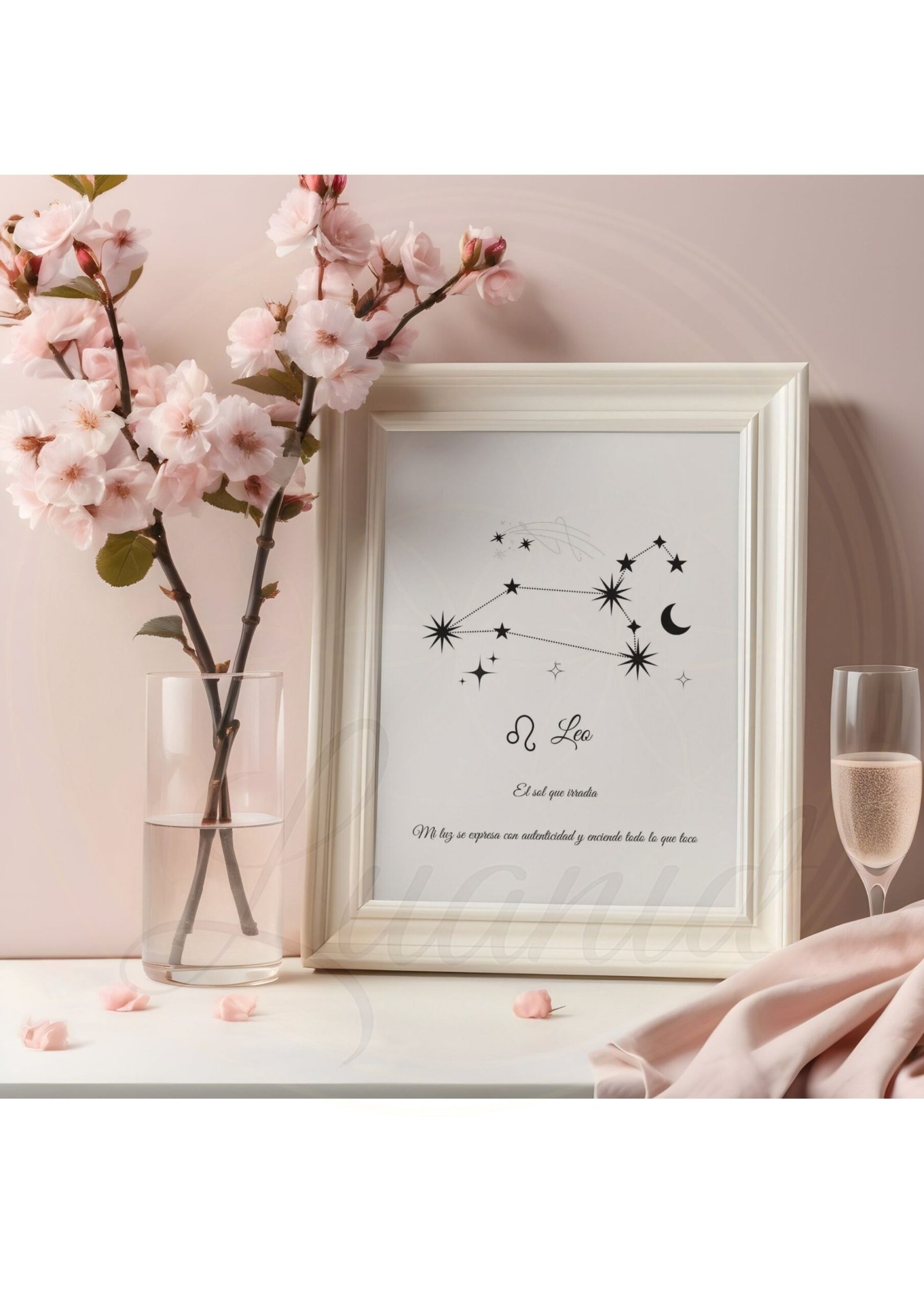 Leo Lámina digital zodiacal - Imagen 3