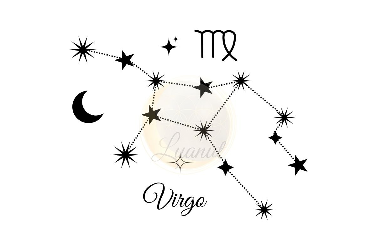 Virgo Lámina digital zodiacal - Imagen 3