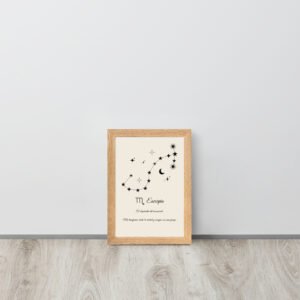 Cuadro horóscopo Escorpio